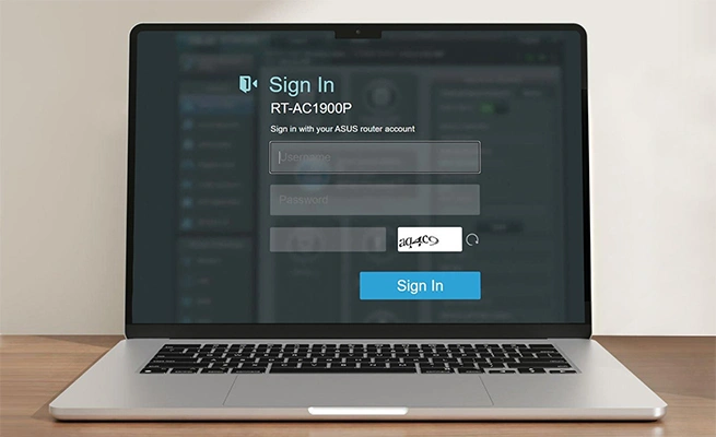 Router.asus.Login via Web Interface