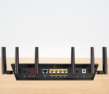 Reset button asus router