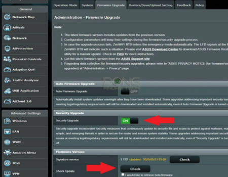 asus firmware upgrade